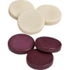 Bello Games Uria Stone Maroon & Ivory Backgammon Checkers