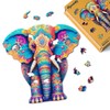 Figured'Art Wooden Puzzle for Adults and Children, 200 Pieces, Animals,
