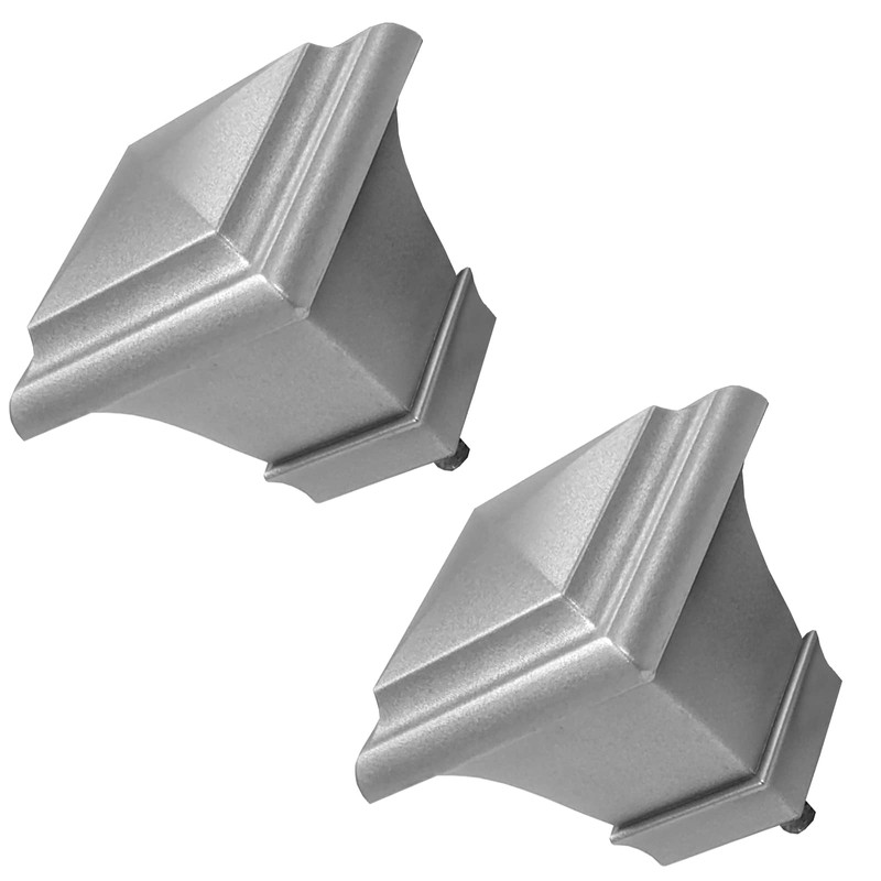 Kowibcl Finials for Curtain Rods, 2 Pcs Plastic Curtain Rod
