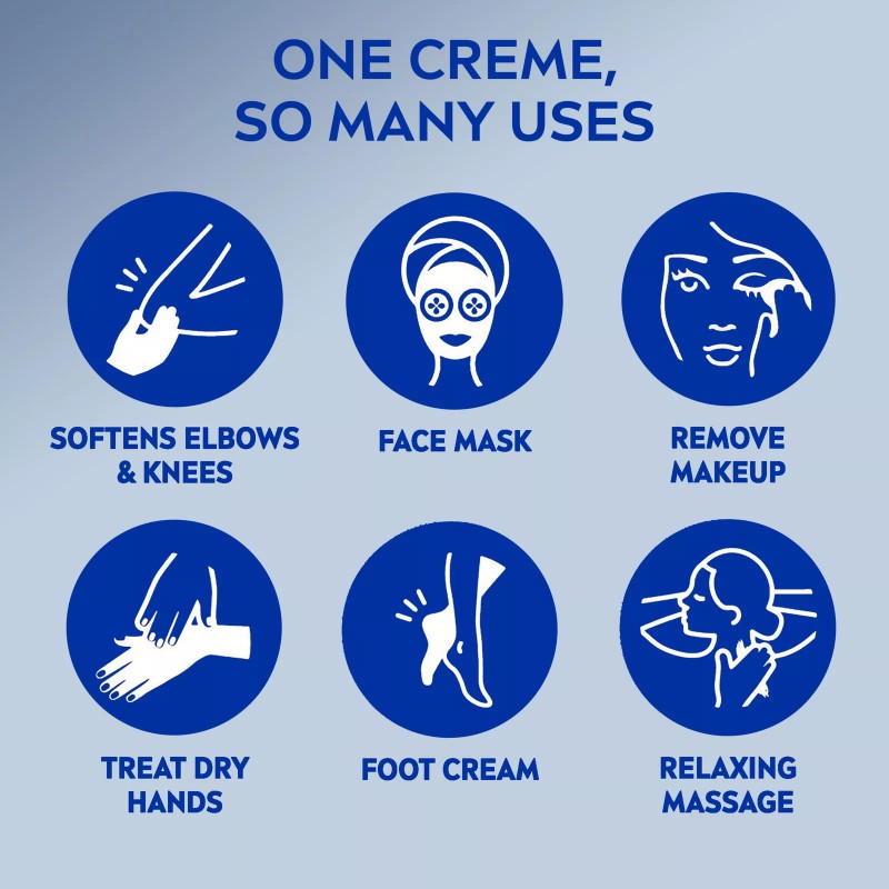 NIVEA Creme Body, Face and Hand Moisturizing Cream, 6.8 Oz