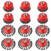 WENORA 12 Pack Wire Brushes - 4 Inch Angle Grinder