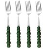 CHENSHUO Stainless Steel Forks, Ceramic Handle Forks, Korean Dessert Fork