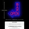 Bar Open Neon Sign Open LED Sign, Dimmable Neon Light