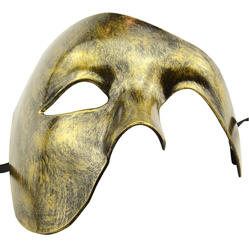 Lilwemen Mens Mask Masquerade Mask Phantom of The Opera Half
