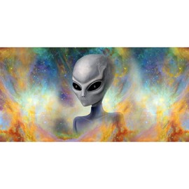 CafePress Alien Prism Nebula ~ 30"x60" Absorbent, Soft Beach Towel