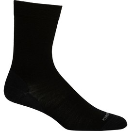 Icebreaker Merino Women's Lifestyle Fine Gauge Crew Socks, Large, Black
