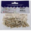 BAZIC Mini Natural Clothespins, Wood, 50 Per Pack (3438-24P)