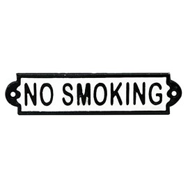 Kreatif Kraft 83515 'NO SMOKING' Cast Iron Sign