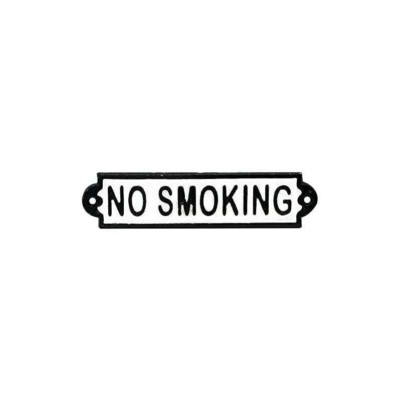 Kreatif Kraft 83515 'NO SMOKING' Cast Iron Sign
