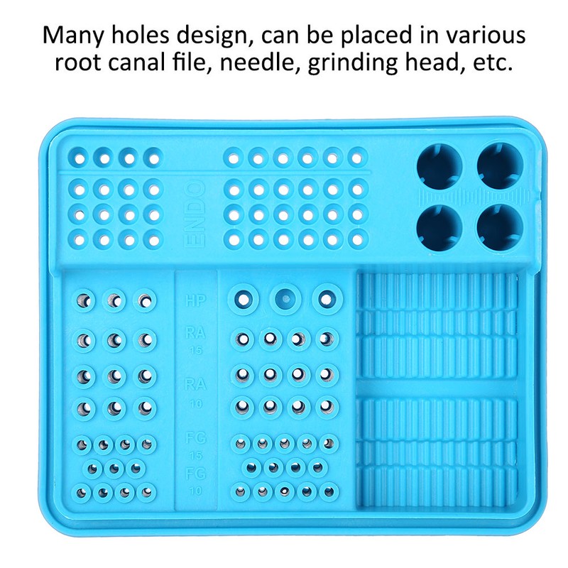 Oral Dental Disinfection Box Autoclavable Endodontic Drill Organizer Root Canal