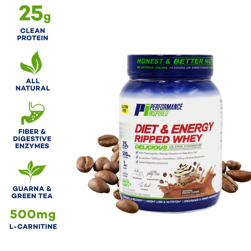 Performance Inspired Nutrition Ripped Whey Protein – 25G Protein –