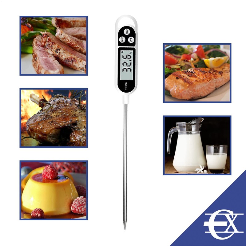 Grill Thermometer Meat Thermometer with Stainless Steel Needle Wireless Digital