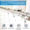 MENGJINGO 12PCS Wide Shower Curtain Hooks Rings, Rust Proof Stainless