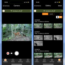 GardePro E6 WiFi Trail Camera and SP350 Solar Panel Bundle
