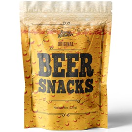 Beer Snacks Nuts Bar Mix - Gourmet Snack for Beer Lovers - Mix of Smoked Almonds, Pretzels, Honey Roasted and Toffee Peanuts, and Spicy Peanuts Pub Mix