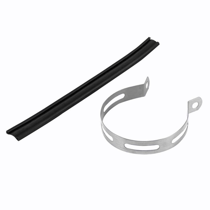 Jadeshay Motorcycle Exhaust Clamp, Motorcycle Exhaust Bracket Universal Motorcycle Exhaust