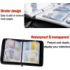 400 Card Pocket Binder with 4 Pocket Sleeves Trading Cards