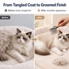Undercoat Rake for Dogs and Cats - Stainless Steel Dematting