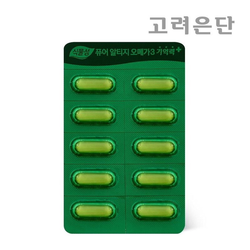 Korea Eundan Dietary Supplement Omega-3 Pack Capsules 60 3 Pack