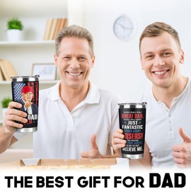 Christmas Gifts For Dad From Daughter, Son - Dad Gifts For Christmas, Dad Christmas Gifts - Dad Birthday Gift, Cool Birthday Gifts For Dad - New Dad Gifts, Father Gifts, Presents For Dad Tumbler 20oz