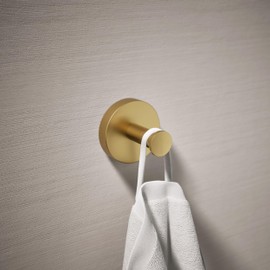 Kohler 27290-2MB Elate® Robe Hook, Vibrant Brushed Moderne Brass