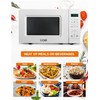 COMMERCIAL CHEF 0.7 Cu Ft Microwave with 10 Power Levels,
