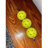 Handmade Pickleball Carrier Holder Holds 3 Balls Assorted Bead Stopped