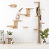 FUKUMARU Tall Cat Tree, 5 Tier Floor to Ceiling Cats