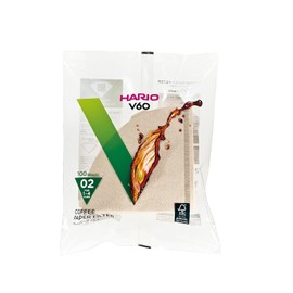 Hario VCF-02-100M Filtro de Papel para Dripper, beige