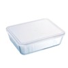 Pyrex Cook & Freeze Rectangular Container Boron 22.5x17.5x6.5cm -1.5l Transparent
