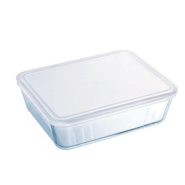 Pyrex Cook & Freeze Rectangular Container Boron 22.5x17.5x6.5cm -1.5l Transparent