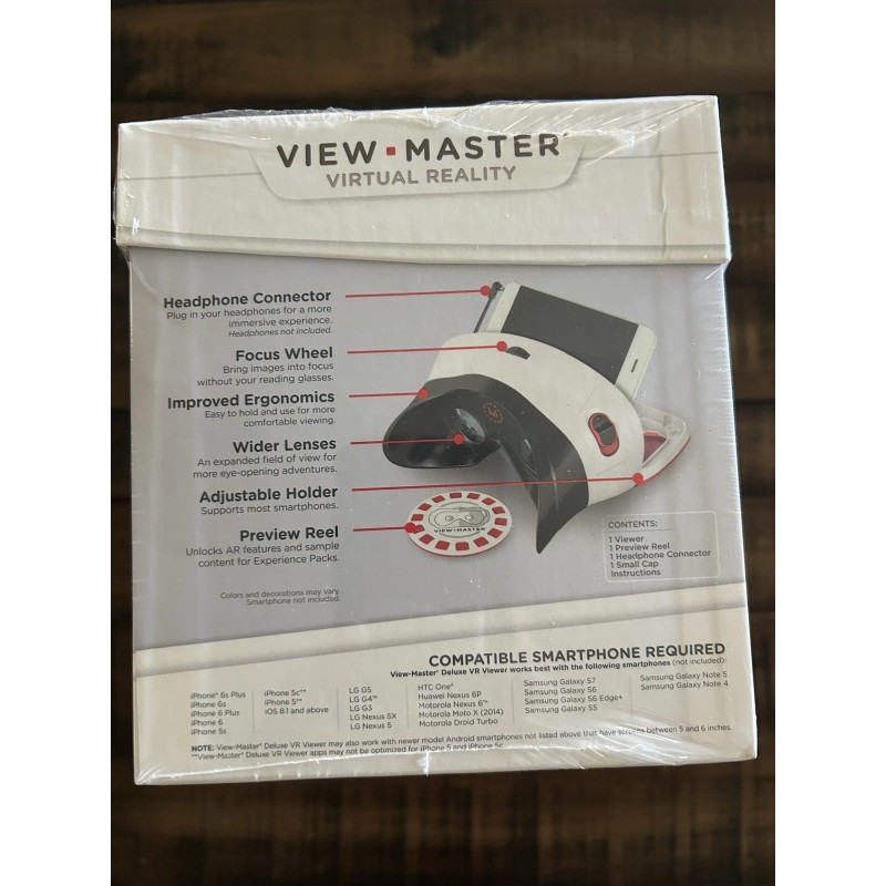 Mattel View-Master Deluxe 3D VR Viewer - Google Cardboard Compatible-