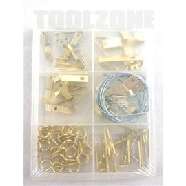 Toolzone Picture Frame Wall Hanging Kit Set