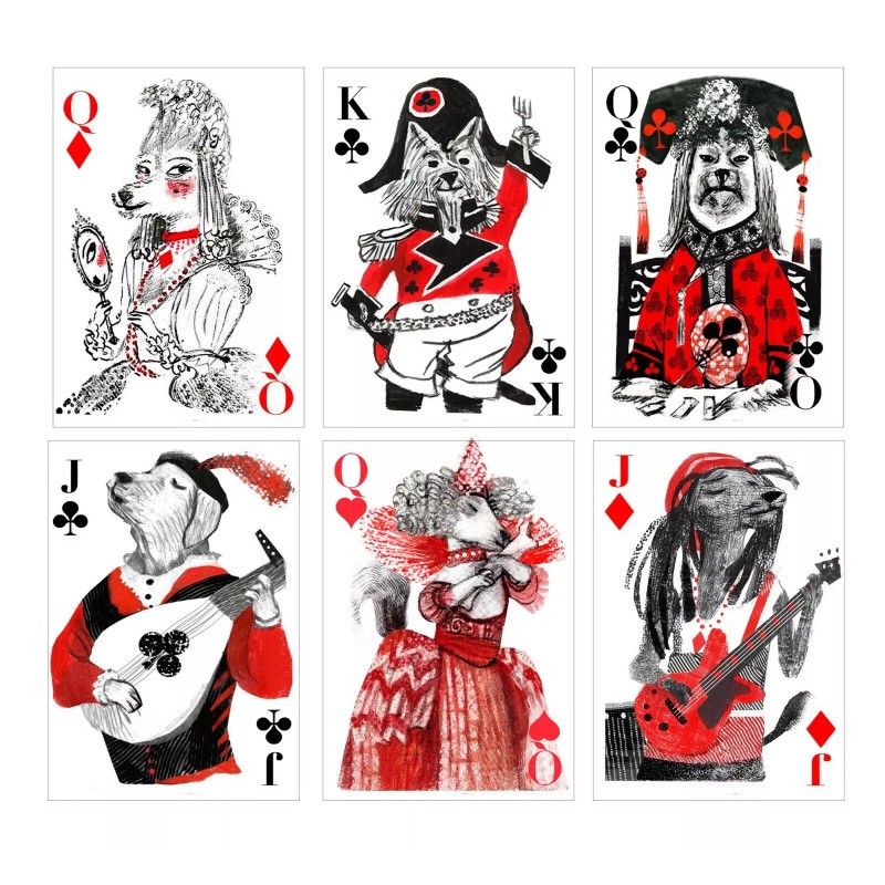 artiphany Pack of Dogs v2 Playing Cards Poker Size Deck
