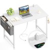 Casaottima 40 inch Computer Desk, Modern Simple Style Desk for
