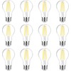 Ascher 60 Watt Equivalent, E26 LED Filament Light Bulbs, Daylight