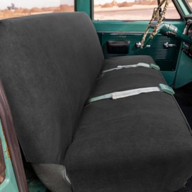 Leader Accessories Universal Car Seat Cover for Full Size Pickup Truck or Car Bench Seats Grey