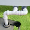 Xtremeauto Caravan Waste Water Pipe Kit Dual Outlet Caravan Waste
