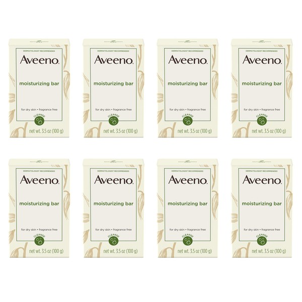 Aveeno Active Naturals Moisturizing Bar for Dry Skin with Natural