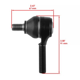 John Deere Set of 2 Tie Rod Ends for John Deere Gator Xuv 825I  850D 855D Utv Ball Joints