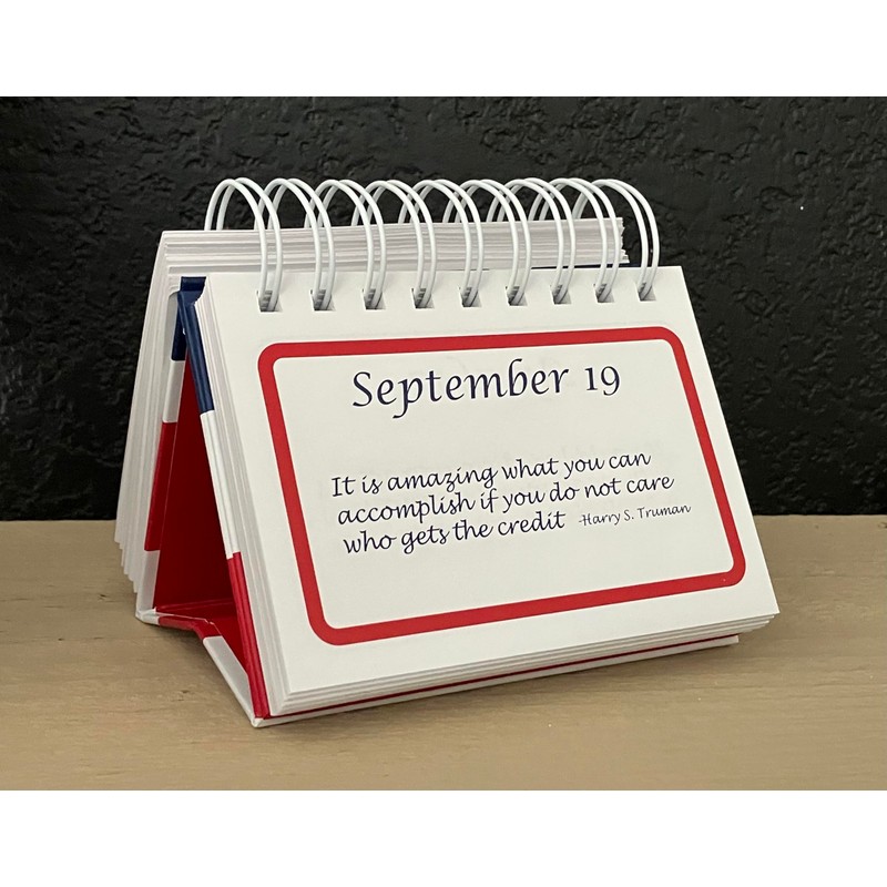 American Presidents Quotes Daily Flip Calendar Perpetual 365 Days Inspiration