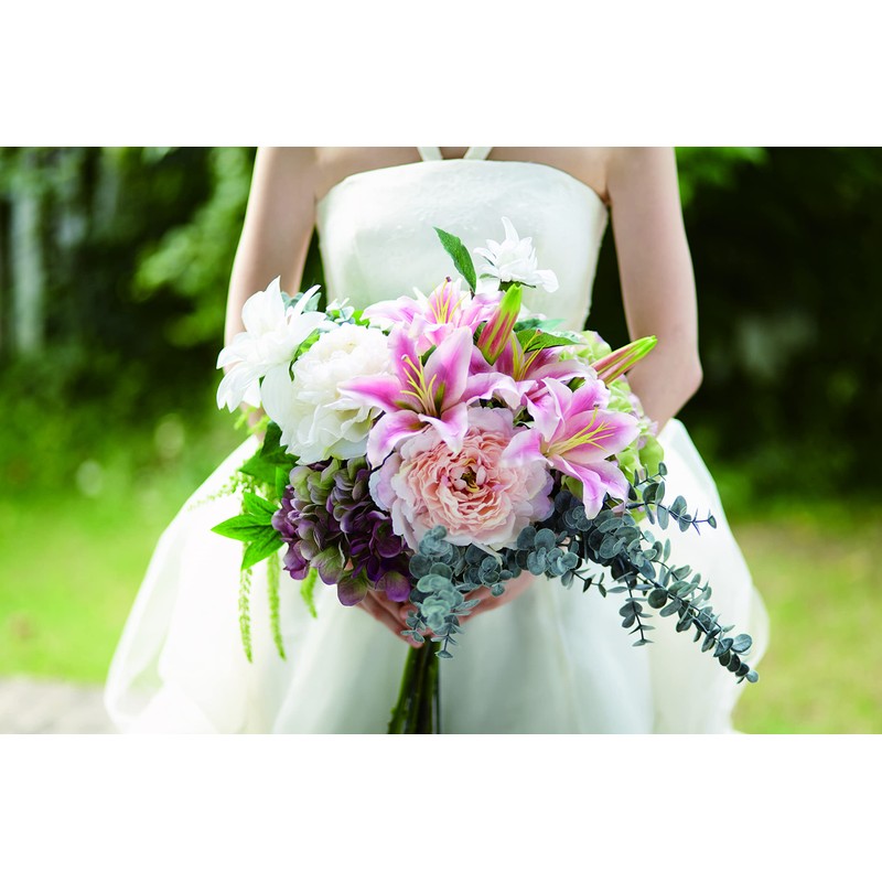 Nature Designs ND044501-zzz Decoration Material Heart Bouquet Stand 11.8 inches