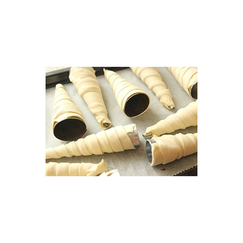 Cream Horn Shaper 12 Piece Baking Accessory Cream Rolls L-11cm