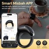 Tasbih Zikr Smart Ring, Adjustable Counter, 2 Sizes (18 and