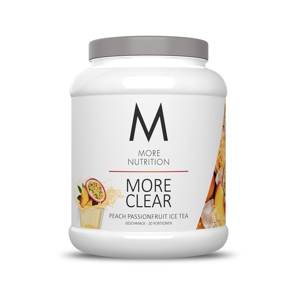 MORE NUTRITION More Clear, Peach Passionfruit Ice Tea, 600 g, Clear Whey