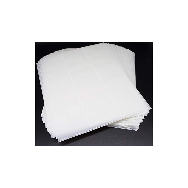 docsmagic.de 50 18-Pocket Pages White - Sideloading - 11 Holes
