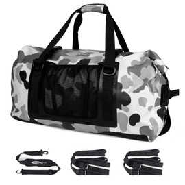 AFISHTOUR 65L Waterproof Motorcycle Dry Bag, Dry Bag Large Size for Men and Women, Waterproof Duffle Bag with Buckle Shoulder Strap for Boating Rafting Fishing and Kayaking