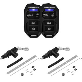 Compustar CS687-K 1-Way 200' Keyless Alarm Without Siren and Two Code Alarm DA1 Standard 2-Wire Door Lock Actuator