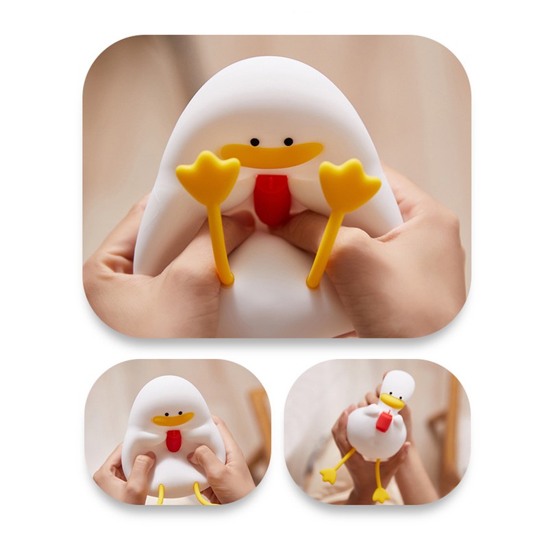 Silicone Night Light USB Charging Adjustable Brightness LED Soft Light