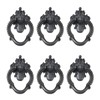 Oedema 6 Pcs Drawer Pulls Handles Bronze Ring Pulls Single